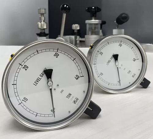 SJ Gauge custom dial and liquid level pressure gauge 