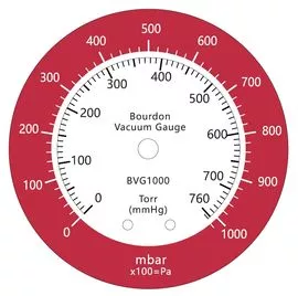 SJ Gauge Custom Dial of Pressure Gauge:760torr...1000mmHg
