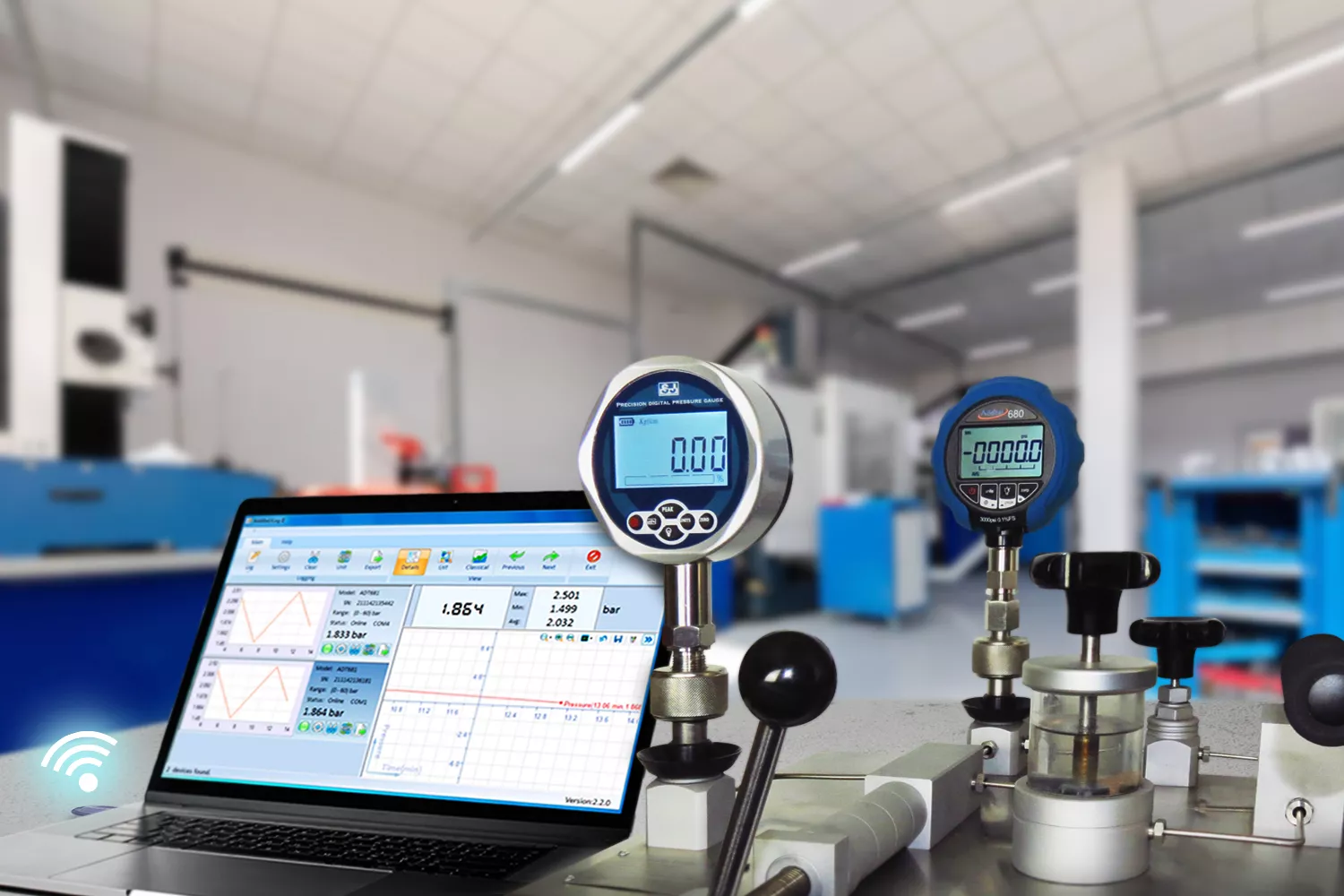 SJ Gauge introduces Additel's ADT680W calibrated digital manometer