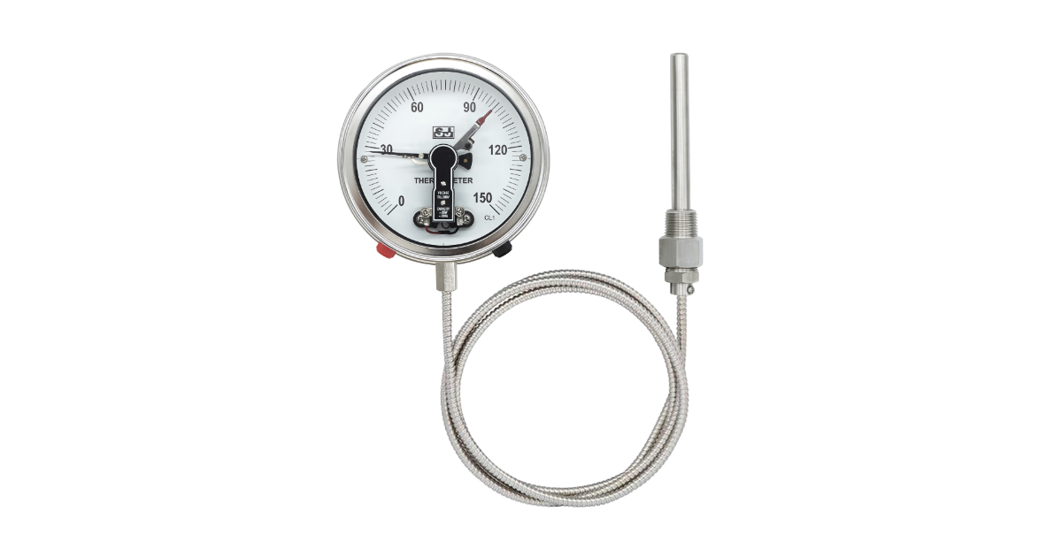 Capillary Thermometer with Electrical Contacts manufacturer Pressure