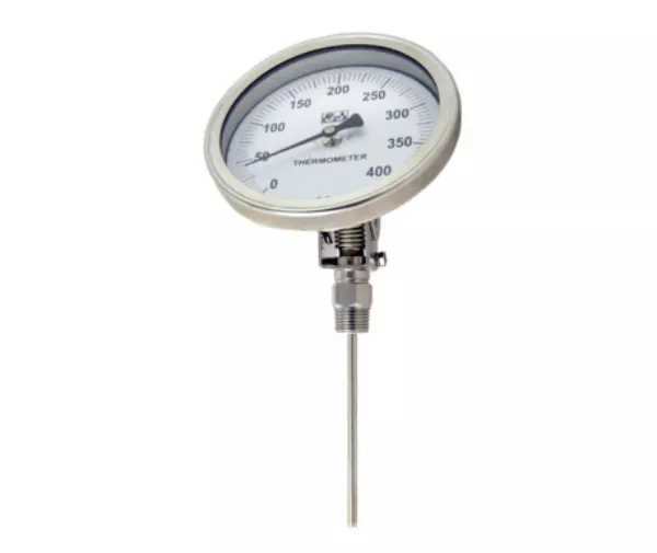 Bimetallic Thermometer, Adjustable Angle
