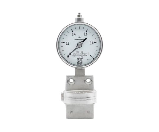 Differential Pressure Gauge, All-metal Media Chamber
