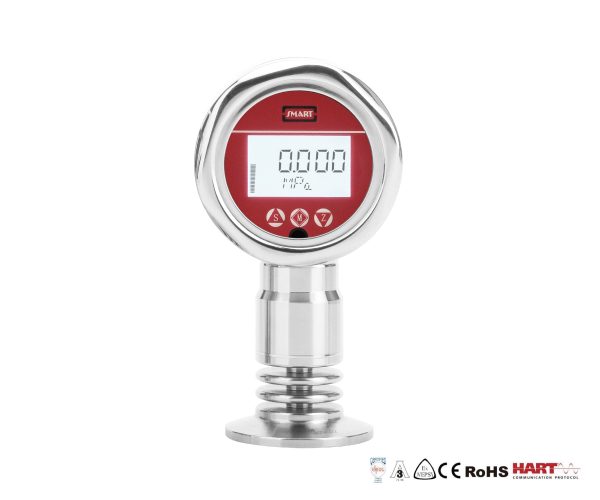 SJ-Gauge_Hygienic_Diaphragm_Pressure_Trasnmitter_with_SS_Case_L Smart Diaphragm Pressure Transmitter, Hygienic, Stainless Steel Case