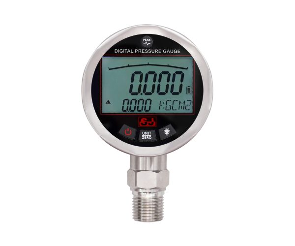 01_SJ-Gauge_digital_pressure_gauge_with_LCD_display_bottom_mount-250204 Digital Pressure Gauge, LCD Display