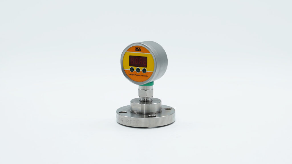 جهاز إرسال ضغط مع مانع تسرب غشائي، وصلة شفة