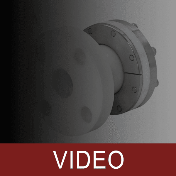 Flanged Connection with Stub Pipe, Upper Metal, Lower Plastic