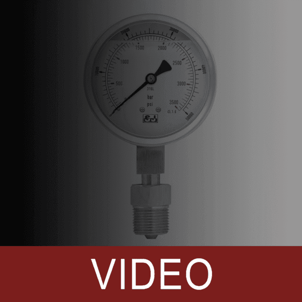 Stainless Steel Pressure Gauge, Ultra High Pressure