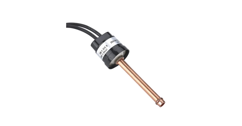Pressure switch with copper capillary tube