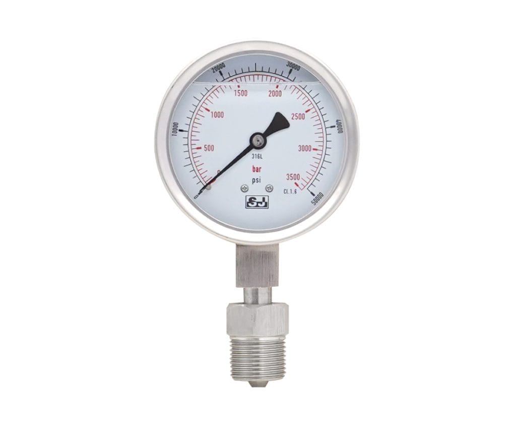 PRHP | Stainless Steel Pressure Gauge, Ultra High Pressure