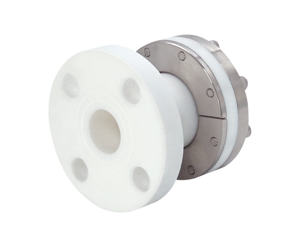 DIFF-USLP | Flanged Connection with Stub Pipe, Upper Metal, Lower Plastic