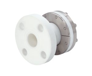 SJ-Gauge-pressure-gauge-metal-plastic-stub-pipe-1 Flanged Connection with Stub Pipe, Upper Metal, Lower Plastic