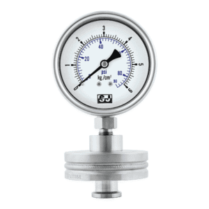 SJ Gauge tri-clamp diaphragm seal for small pipeline connections