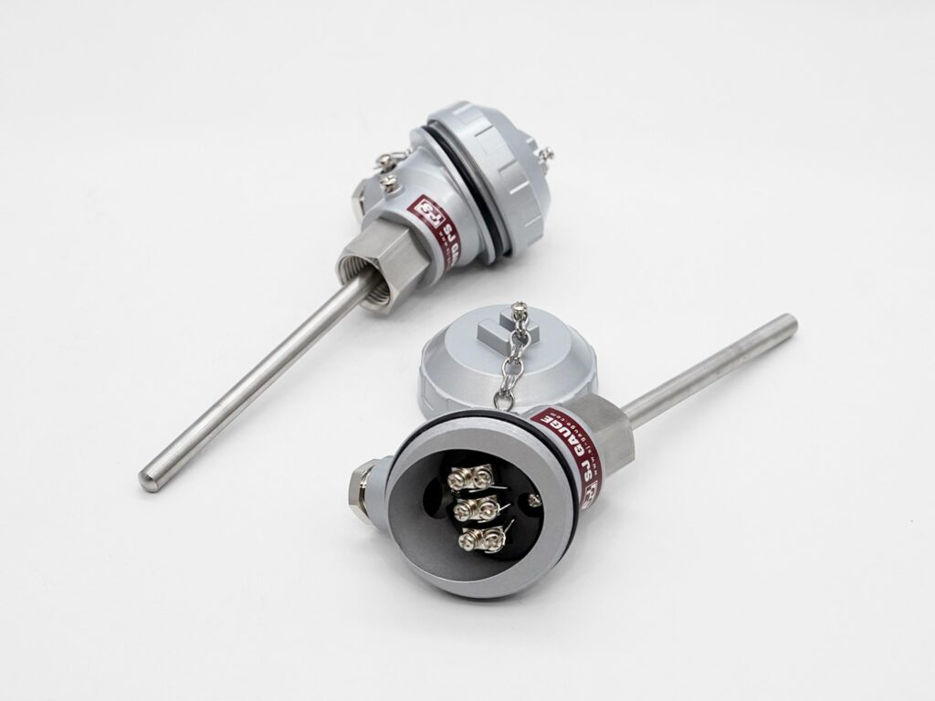 鋁合金接線盒熱電偶，具備防水防塵與不鏽鋼保護管，確保量測穩定