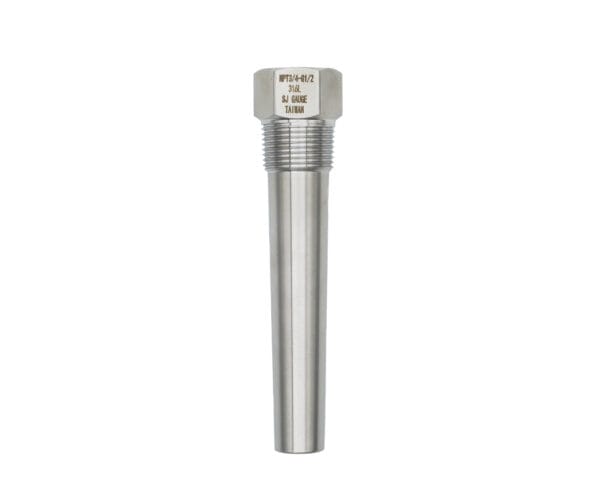 2026-07-08-(1) Thermowell for Thermometer, Solid Bar Stock