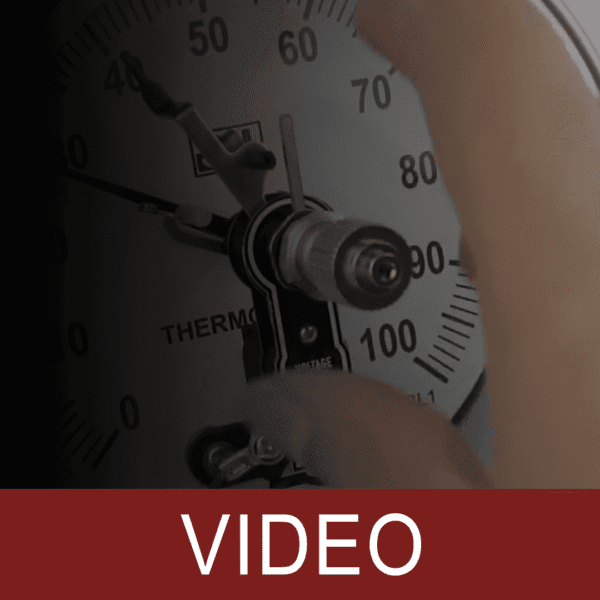 Expansion Thermometer, Warning/Alarm Contact and Capillary