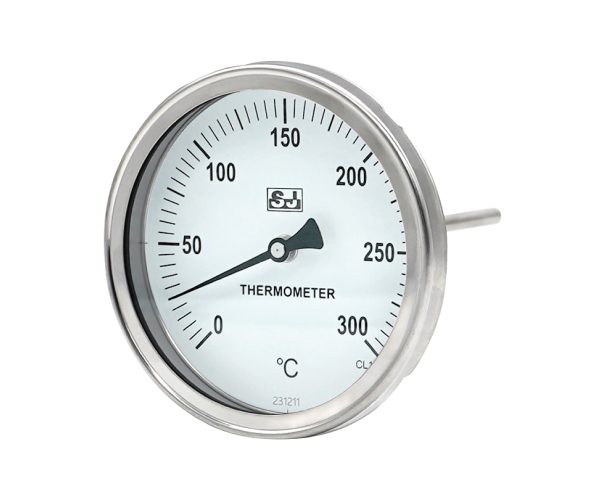 SJ-Gauge_Back_mount_thermometer_Large Bimetallic Thermometer, Back Mount