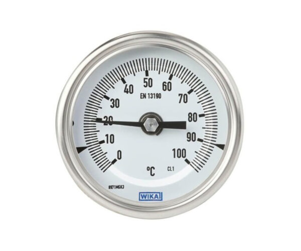 Bimetal thermometer Process version per EN 13190