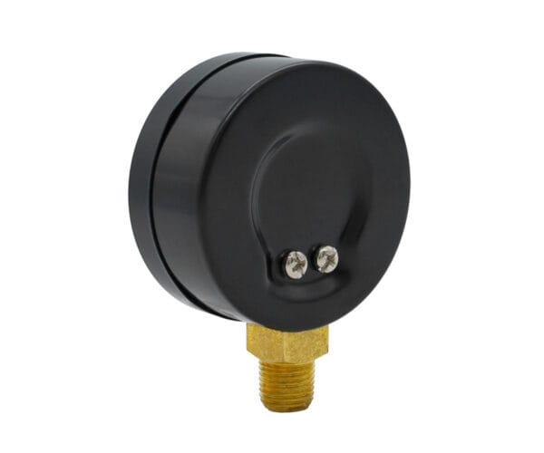 General Industrial Pressure Gauge, Black Steel Case