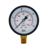 PRI general industrial pressure gauge with black steel case – front view