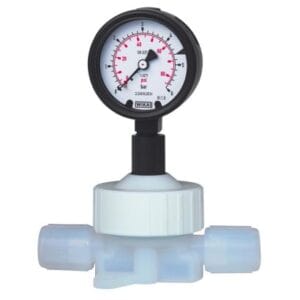 WIKA HYDRA-Gauge (HG) HYDRA ultra high purity pressure gauge for liquid chemicals