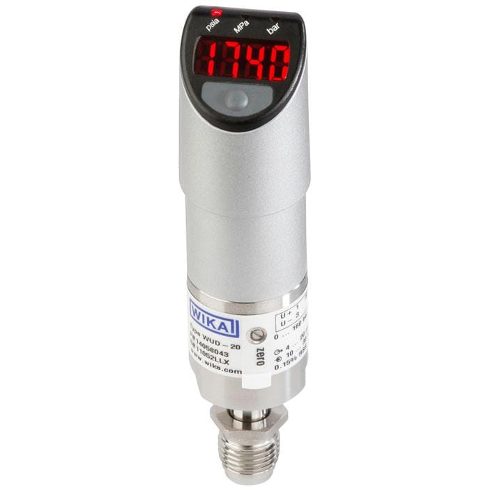 WIKA WUD-20, WUD-25, WUD-26 Ultra high purity pressure transducer with integrated display WIKA WUD-20, WUD-25, WUD-26 Ultra high purity pressure transducer with integrated display