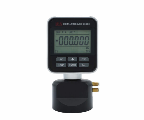 Đồng hồ đo áp suất chênh lệch thấp SJ Gauge PRD-108 với các đầu nối gắn trên đế. SJ Gauge PRD-108 low differential pressure gauge with base-mounted connections